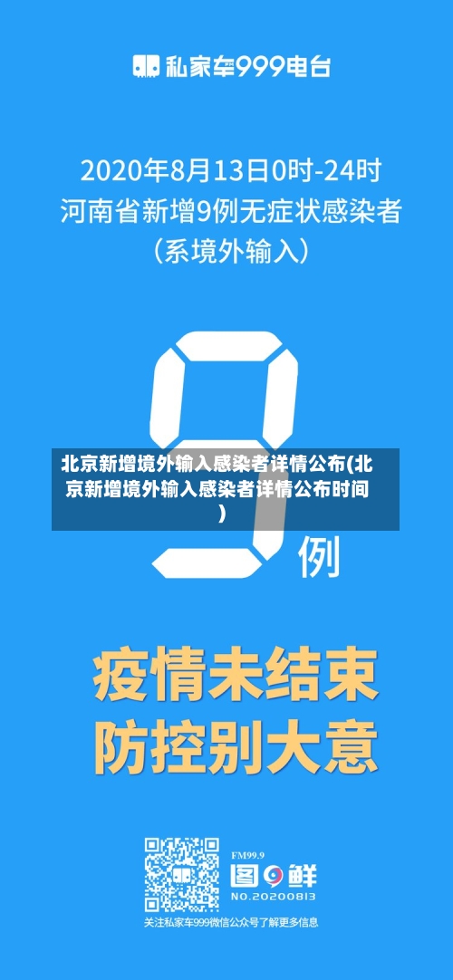 北京新增境外输入感染者详情公布(北京新增境外输入感染者详情公布时间)