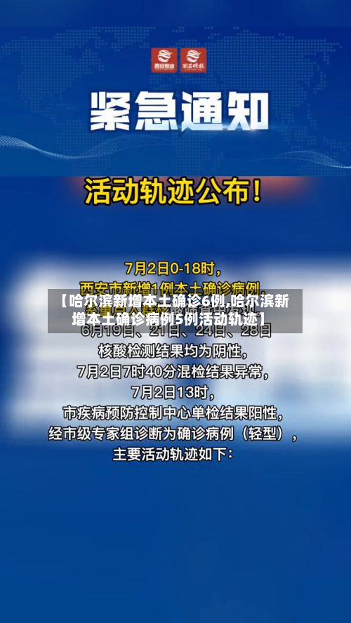 【哈尔滨新增本土确诊6例,哈尔滨新增本土确诊病例5例活动轨迹】-第2张图片