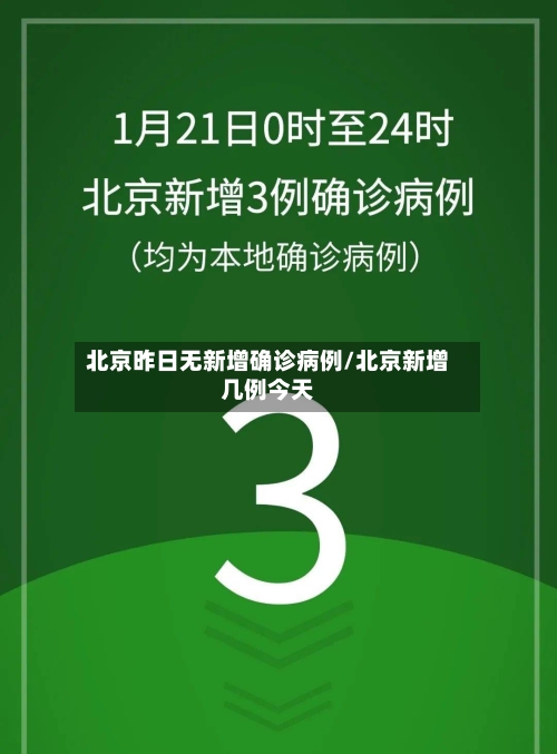 北京昨日无新增确诊病例/北京新增几例今天