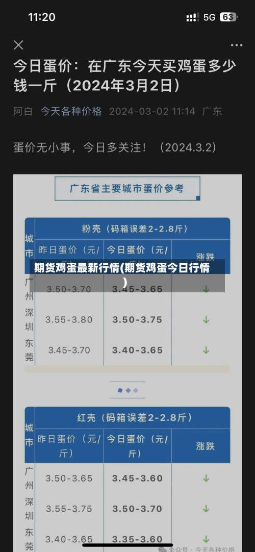 期货鸡蛋最新行情(期货鸡蛋今日行情)