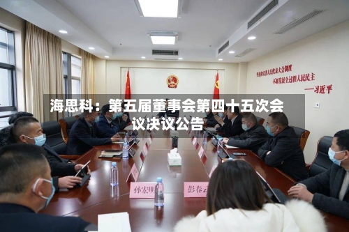 海思科：第五届董事会第四十五次会议决议公告-第3张图片