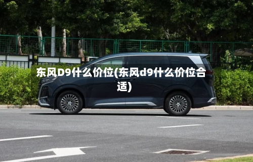 东风D9什么价位(东风d9什么价位合适)