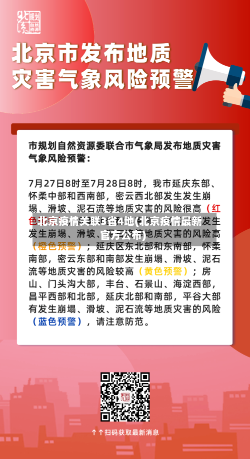 北京疫情关联3省4地(北京疫情最新官方公布)