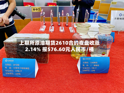 上期所原油期货2610合约夜盘收涨2.14% 报576.60元人民币/桶-第3张图片
