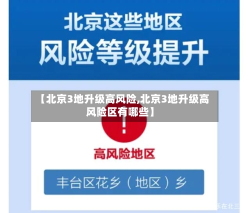【北京3地升级高风险,北京3地升级高风险区有哪些】
